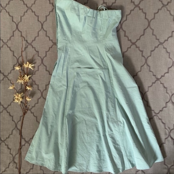 NWT-Theory Chic, Classic Beauty Wardrobe Staple! Sky Blue Button Front Day Dress - Picture 12 of 16